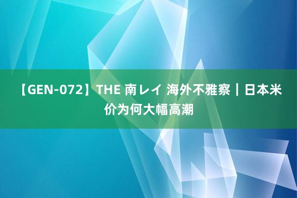 【GEN-072】THE 南レイ 海外不雅察｜日本米价为何大幅高潮